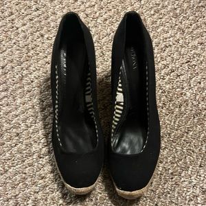 Black espadrilles